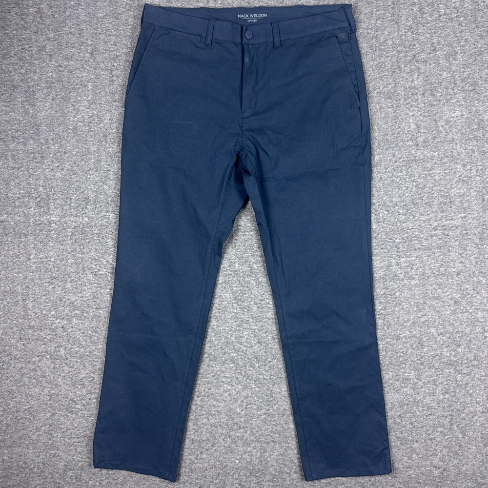 Mack Weldon Maverick Tech Chino Pants Mens 34x32(34x30) Stretch Gussetted Casual